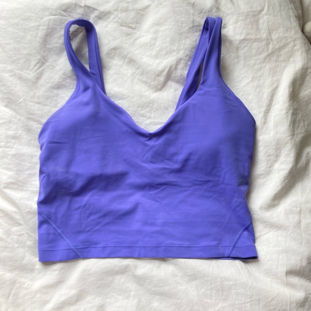 Dark Purple Align Tank top